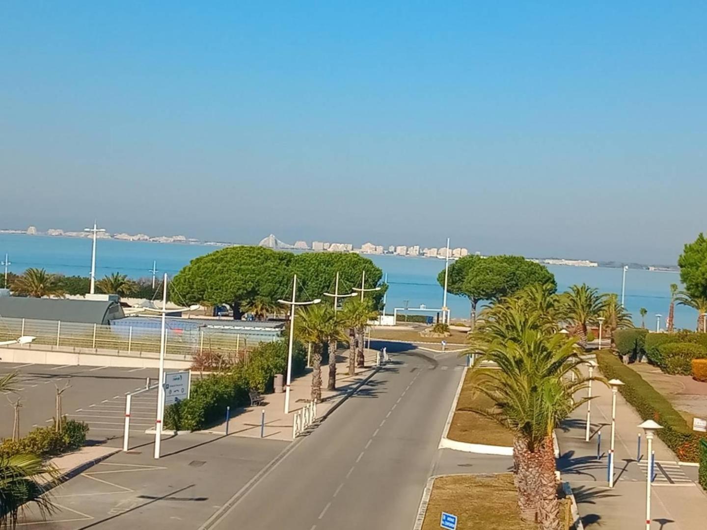 As21549 - Studio Lumineux Vue Mer Avec Piscine Et Parking Commun لو غراو دو روا المظهر الخارجي الصورة